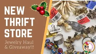 Thrift Store Sale Haul | Jewelry Haul | Vintage Jewelry | Surprise Giveaway!