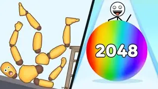 Latest Gameplay STICKMAN ROLL vs RAGDOLL BREAK: Kick Loser, Funny Games, Mobile Videos,Part#303.