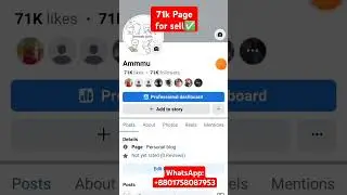 viral Facebook page sale #facebookpagebuyandsell #pagebuyandsell #pageadmin