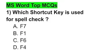 MS Word Top MCQs | By Rohani Sir | Junior Assistant | FAA | Wildlife Guard | Expected Questions 