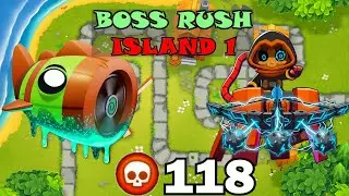 Boss Rush Island 1 | Pops 120 | Bloonarius | Town Centre | BTD6 Boss Tutorial