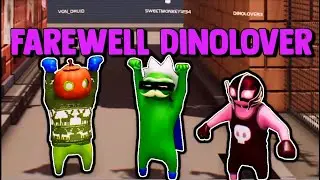 DinoLover's LAST VIDEO - Gang Beasts PS4 Funny Moments #16