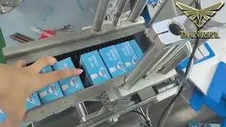 Automatic Display Folding Box Erecting Machine with Vials Feeder and Robatech Adhesive Melter