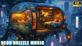 Rainy Cyberpunk Nights 🌧️ Lofi Study Beats for Deep Focus, Relaxation & Peaceful Sleep Music