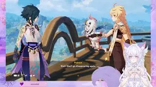 Genshin alt account 🌸 Continuing quests and chill gameplay + bonus dailies on main account🌙💫