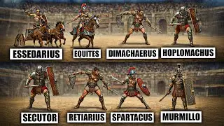 Every Type of Roman Gladiator EXPLAINED in 35 Minutes