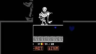 I ESCAPED THE BOX IN PAPYRUS FIGHT #undertale #snowdin #sans #fyp #boss #bossfight #meme #papyrus
