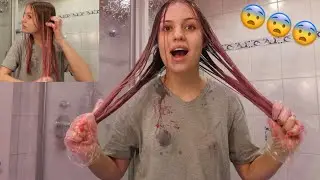 Ich sage dazu einfach nichts ...😂 | Haare selbst Rosa färben by Jolineelisa
