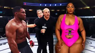 UFC 4 | Mike Tyson vs. Plus-size diva | EA Sports UFC 4