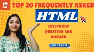 Top 20 HTML Interview Questions and Answer Frontend Interview #frontendinterview #html #css #reactjs