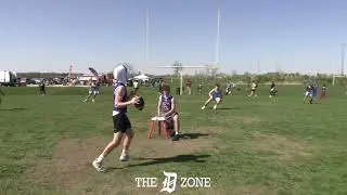Belleville 2025 WR/S Elijah Dotson highlights from Red Zone Elite Chicago
