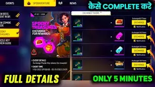 SPOOKY TREASURES EVENT FREE FIRE || BOSS EVENT KAISE COMPLETE KAREN