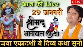 DAY 28 🔴 आज सुनो ये 🐚 दिव्य श्रीमद भागवत कथा 🌺 | Indresh Upadhyay Ji