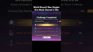 Stygian Onslaught World Record #genshinimpact