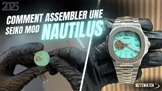TUTO assembler une SEIKO MOD NAUTILUS en 20 MINUTES ! 🩵 