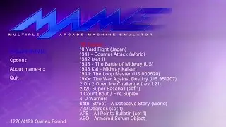 23 Arcade Games Tested on Switch (Mame-nx)