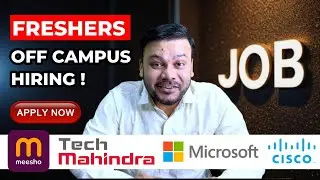 Multiple Job Openings Alert! | Meesho, Tech Mahindra, Microsoft, Cisco & Cadila Hiring Now!