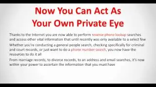 Reverse Phone Lookup - Phone Number Search