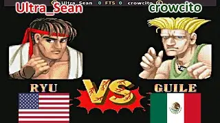 Street Fighter II - The World Warrior - Ultra_Sean vs crowcito FT5