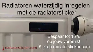 Tutorial; zelf waterzijdig inregelen radiatoren met de radiatorsticker
