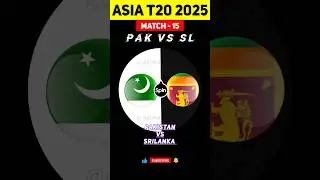 PAK vs SL | Match Prediction | T20 Asia Cup 2025 Match - 15 | Pakistan vs Sri Lanka