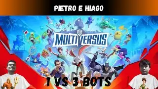Luta de 1 contra 3 (bots) no Multiversus #jogos #gamer #gameplay #video