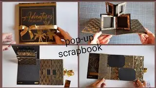 #pop-up #scrapbook #tutorial / #tutorial de #àlbum fotos / tuto album photo pop-up