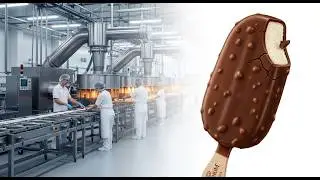 Inside the Magnum Ice Cream Factory &ndash; How Luxury Bars Are Made Full Process #howitsmade #magnum