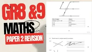 Grade 9 Maths Paper 2 (Focus Perimeter and Area)| Volume and Surface Area