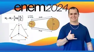 ENEM 2024 - 5 Questões - Log, Geometria e muito mais!