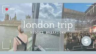 LONDON TRIP SPENDING BREAKDOWN | YNAB August 2024 Review