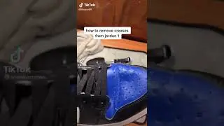 How to remove crease for air Jordan 1&rsquo;s
