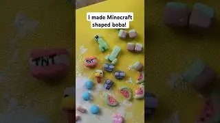 Minecraft Boba Pearls! | Creeper, Bee, Enderpearls + more!