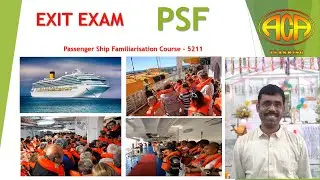 PSF | Passenger Ship Familiarization Course | Exit Exam Tips and Tricks. Dg shipping, Exit exam,