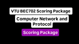 VTU BEC702 Scoring Package #vtu​ #vtumemes​ #viral​#exam#impquestions #engineering