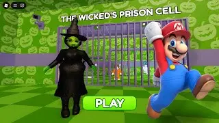 THE WICKED FOR GOOD PRISON RUN! (OBBY!) - Super Mario Galaxy Escapes Magic Chaos! | Goat Gaming