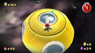 Super Mario Galaxy 2 - Battle Belt Galaxy: Mini-Planet Daredevil Run #104