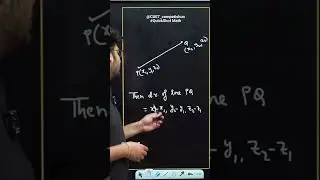 Direction Ratios of line passing through two given points  | #shorts#cuet2023#cuetpreparation