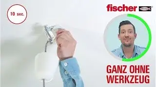 GANZ OHNE WERKZEUG - fischer KLEBE HAKEN