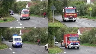 [Fettexplosion in Altenzentrum] Feuerwehr Rodenbach Abschlussübung mit DRK OV