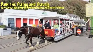 Douglas Bay Horse Tramway, Horse Trams & Manx Electric Railway, Isle of Man, 28th August 2024