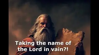 Taking the Name (YHVH) in vain
