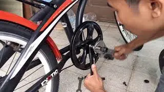 Cara Memasang Crank Sepeda Lipat BB Kotak