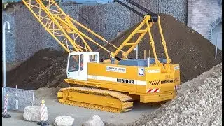 Incredible hand made RC dragline excavator at work!