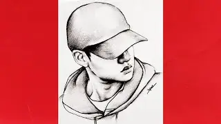 How to Draw a Boy with Cap | Realistic Pencil Art Tutorial