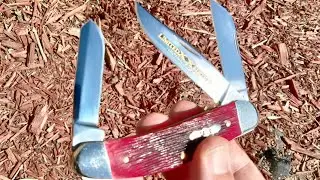 Part 1 ~  Case XX™ Sowbelly Stockman in Barnboard Jig Old Red Bone ~ Limited Edition