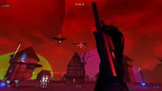 Serious Sam Fusion - 7Smoke Tennis Blue - Level 1 Fortress of Dreams
