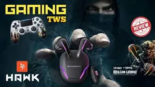 Crossbeats Hawk TWS🔥Unboxing📦 || Gaming Test 🎮 || All in 1 Review video 💯