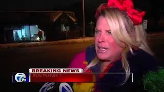 SUV slams into building on Woodward in Royal Oak