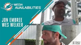 Offensive Assistants meet with the media | Miami Dolphins Training Camp